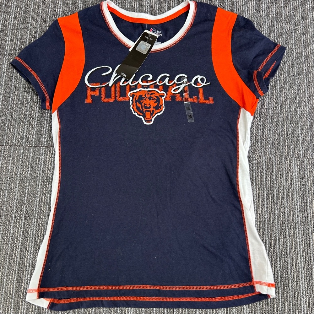 NWT Chicago Bears Football Athletic Tee by Majestic